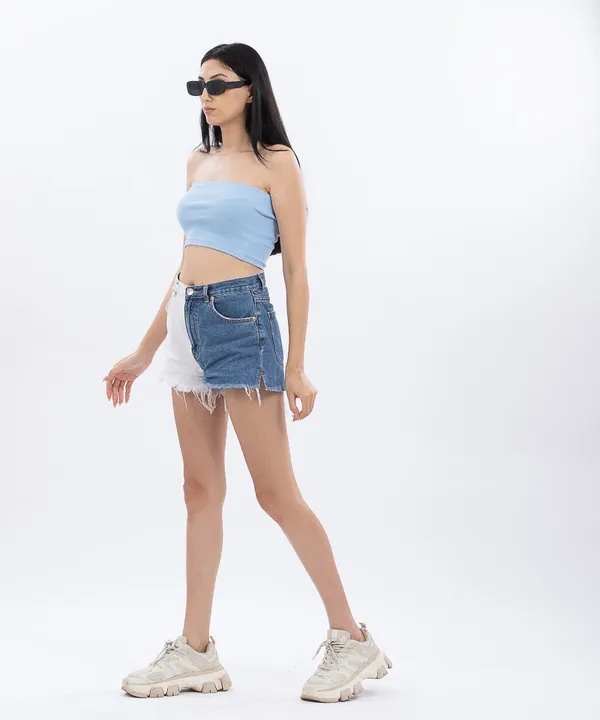 Light_Blue_Ribbed_Tube_Top_For_Women