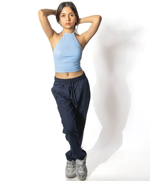 Light_Blue_Ribbed_Knitted_Top_For_Women