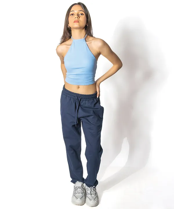 Light_Blue_Ribbed_Knitted_Top_For_Women