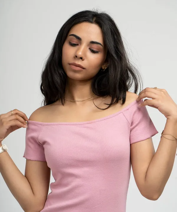 Rose_Pink_Ribbed_Off_Shoulder_Bodycon_Dress_For_Women