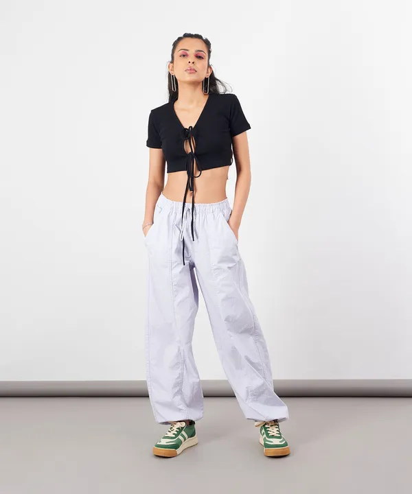 Black_Ribbed_Tie_Up_Crop_Top_For_Women