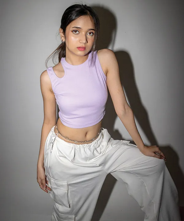 Lilac_Ribbed_Shoulder_Cutout_Top_For_Women