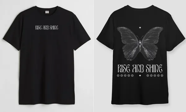 Black_Rise_And_Shine_Round_Neck_Cotton_T-Shirt_For_Unisex