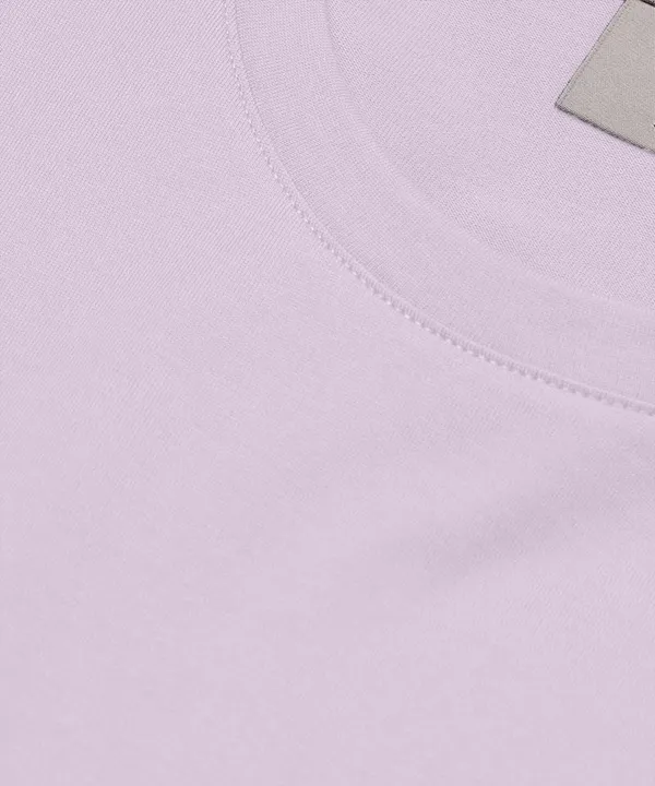 Light_Purple_Round_Neck_Cotton_T-Shirt_For_Unisex