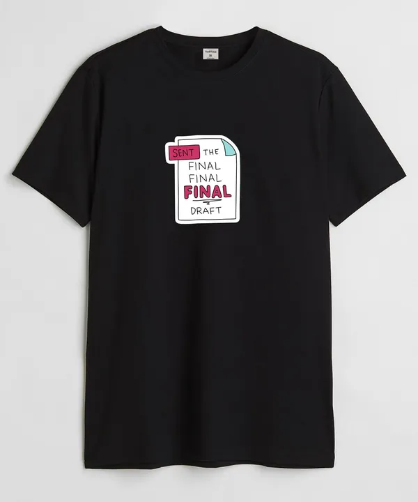 Black_Sent_Final_Draft_Round_Neck_Cotton_T-Shirt_For_Unisex