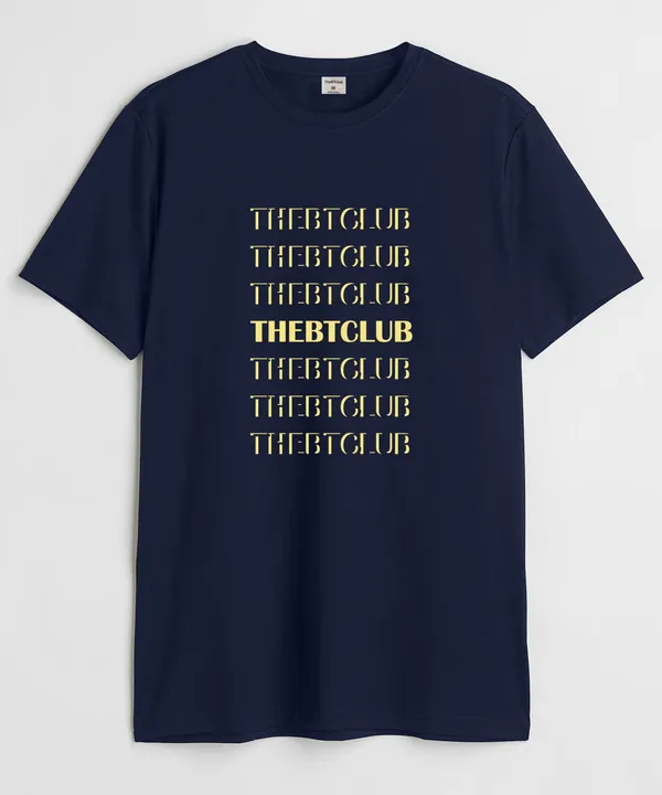 Navy_Signature_Cotton_T-Shirt_For_Unisex
