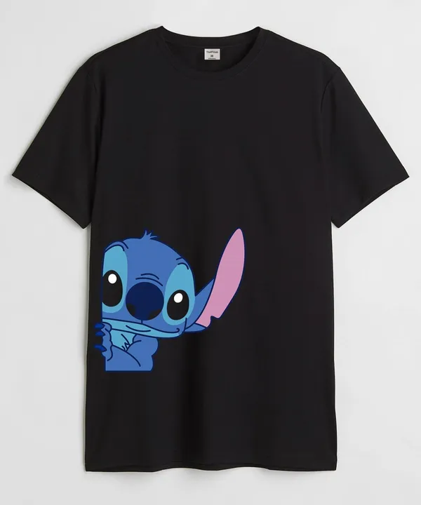 Black_Stitch_Cotton_T-Shirt_For_Unisex