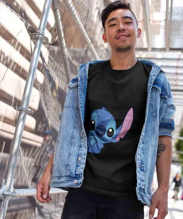 Black_Stitch_Cotton_T-Shirt_For_Unisex