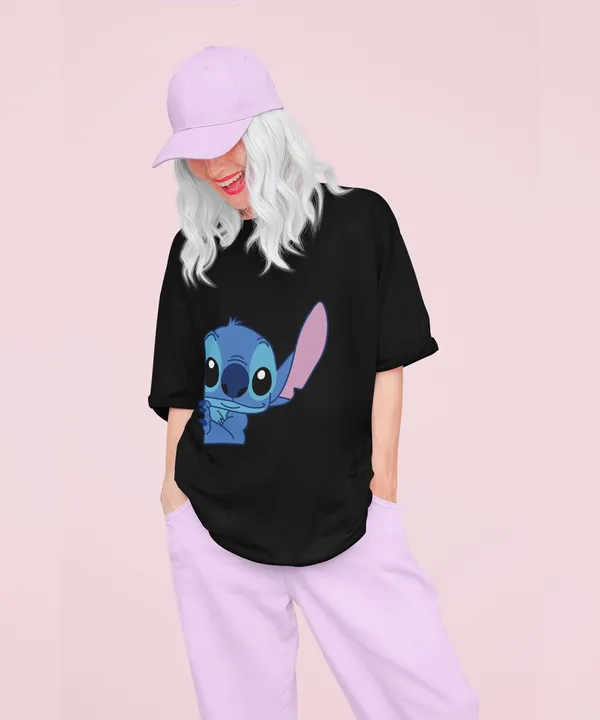 Black_Stitch_Cotton_T-Shirt_For_Unisex