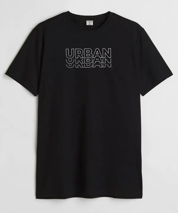 Black_The_Urban_Round_Neck_Cotton_T-Shirt_For_Unisex