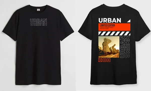 Black_The_Urban_Round_Neck_Cotton_T-Shirt_For_Unisex