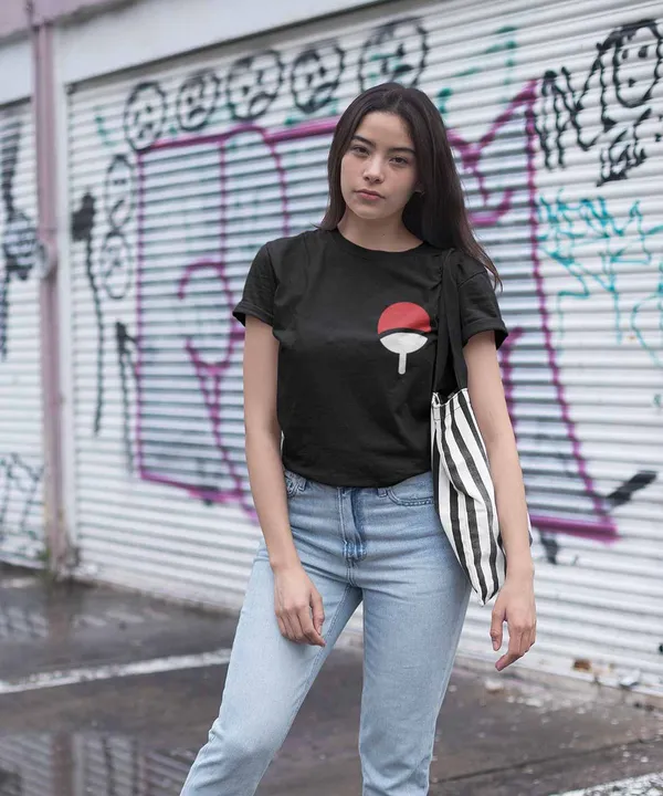 Black_Uchiha_Clan_Logo_Cotton_T-Shirt_For_Unisex