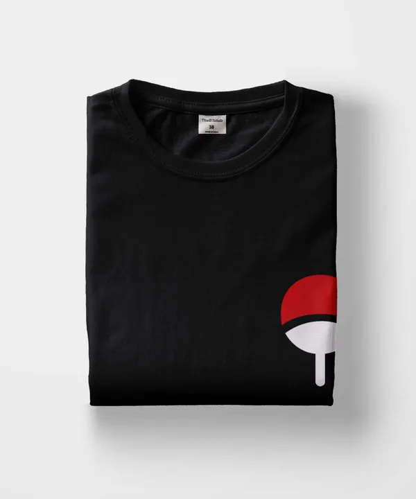 Black_Uchiha_Clan_Logo_Cotton_T-Shirt_For_Unisex