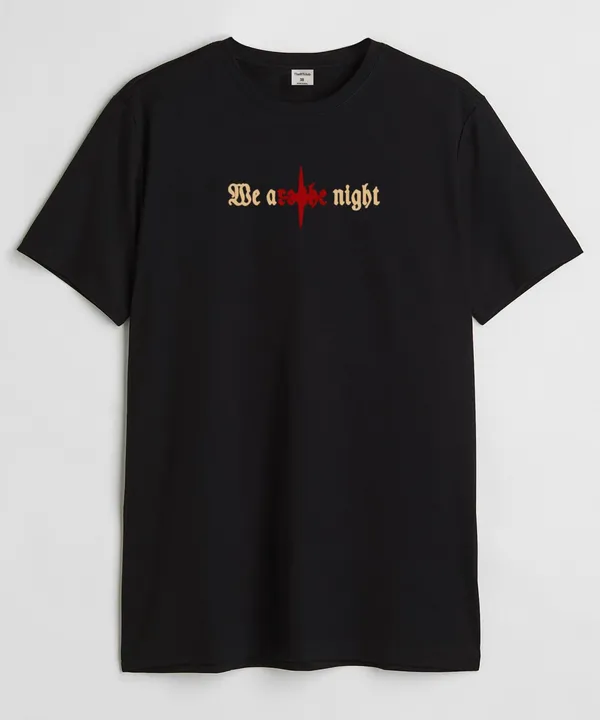 Black_We_Are_The_Night_Round_Neck_Cotton_T-Shirt_For_Unisex