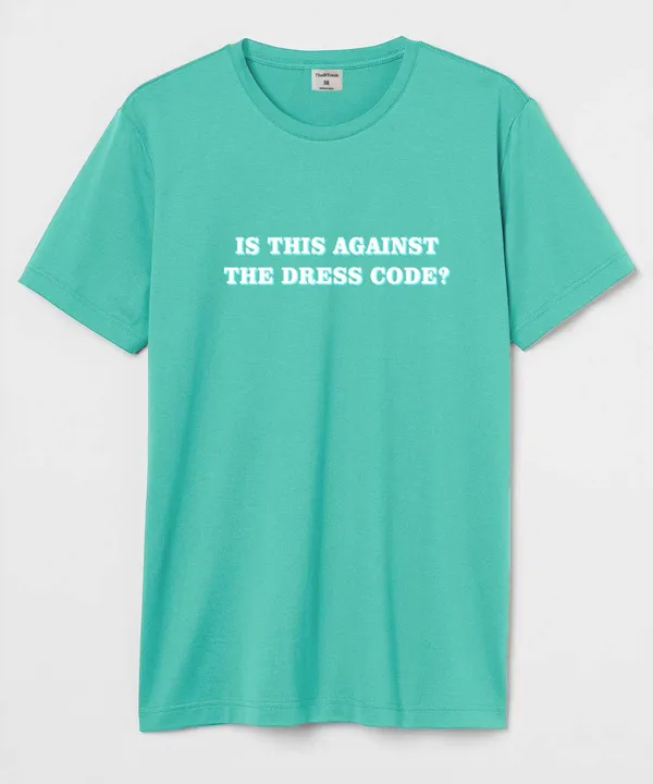 Blue_Is_This_Against_The_Dress_Code_Cotton_T-Shirt_For_Unisex