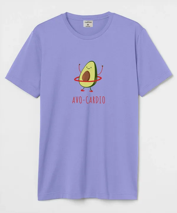 Light_Purple_Avo_Cardio_Cotton_T-Shirt_For_Unisex