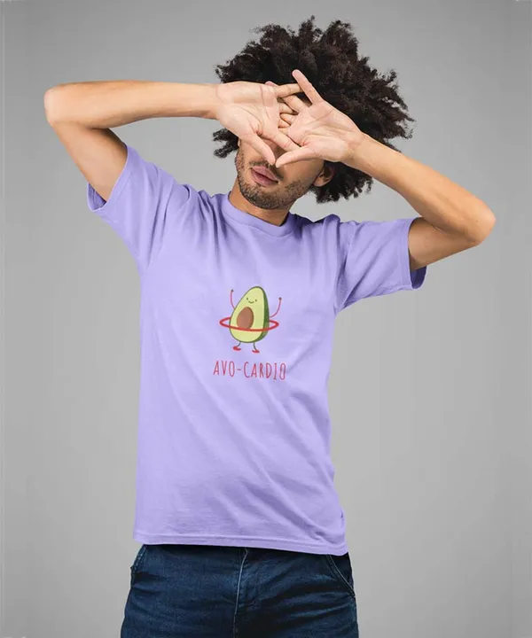 Light_Purple_Avo_Cardio_Cotton_T-Shirt_For_Unisex