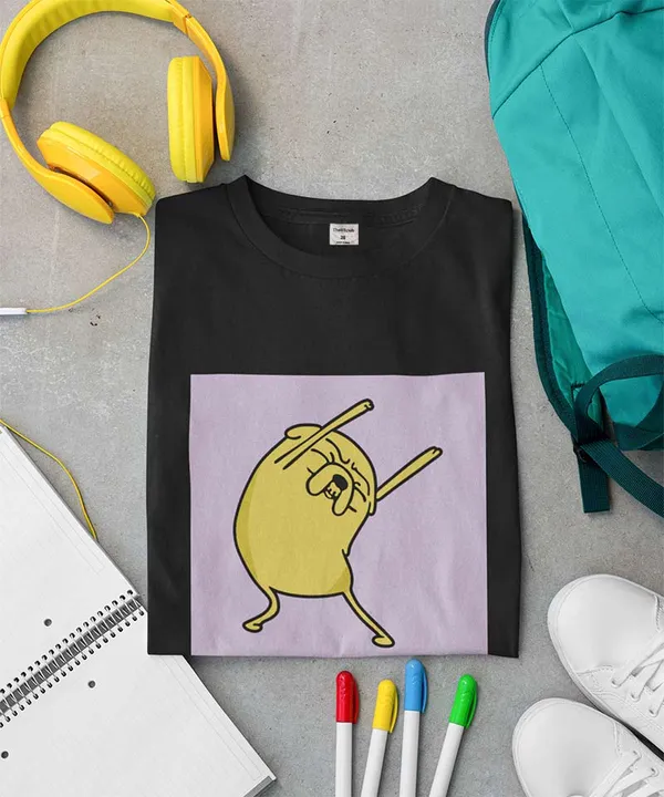 Black_Dab_Cotton_T-Shirt_For_Unisex