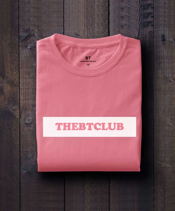 Pink_Signature_Cotton_T-Shirt_For_Unisex