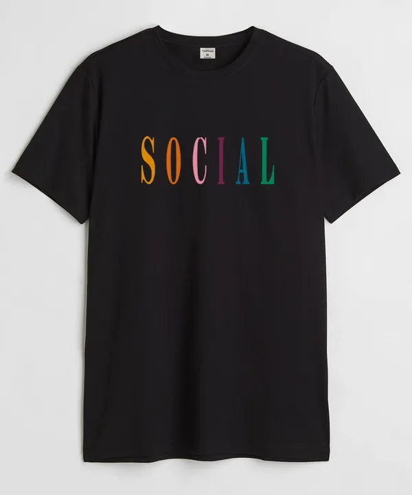 Black_Social_Cotton_T-Shirt_For_Unisex