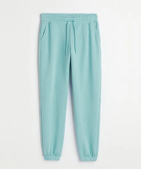Tame_Teal_Basic_Winter_Cotton_Sweatpants_For_Women
