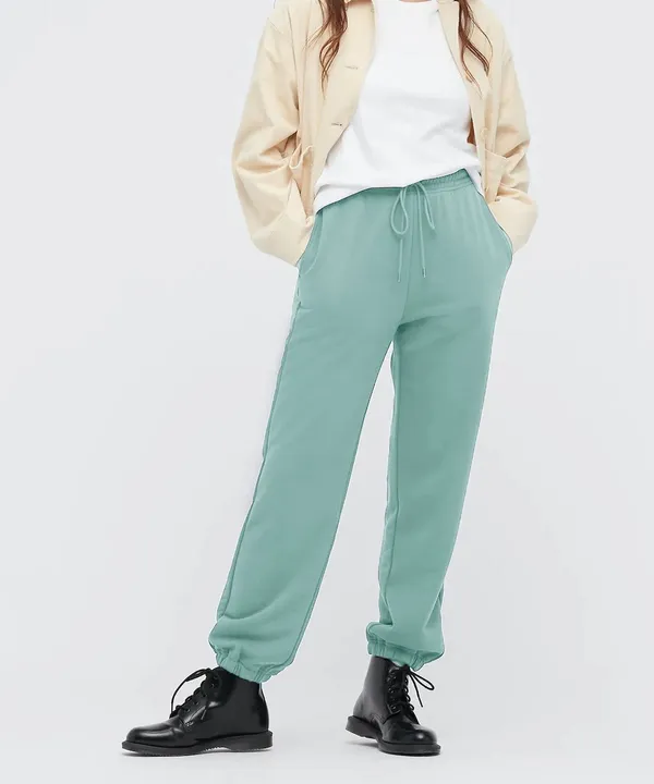 Tame_Teal_Basic_Winter_Cotton_Sweatpants_For_Women