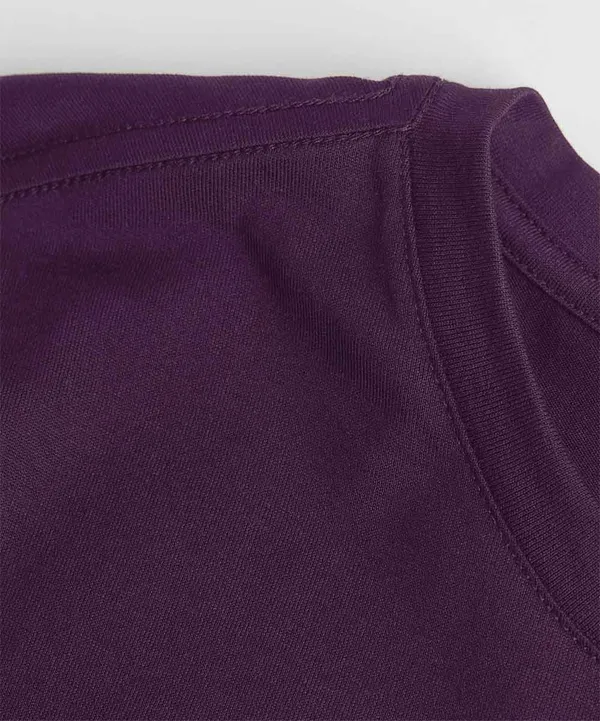 Wine_Round_Neck_Cotton_T-Shirt_For_Unisex