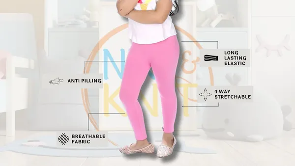 Viscose_Lycra_Premium_Stretchable_Plain_Leggings_For_Kids_Pack_Of_3