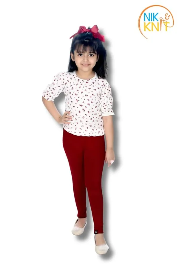 Viscose_Lycra_Premium_Stretchable_Plain_Leggings_For_Kids_Pack_Of_3