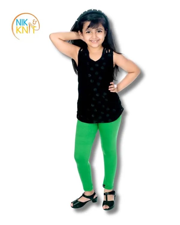 Viscose_Lycra_Premium_Stretchable_Plain_Leggings_For_Kids_Pack_Of_3