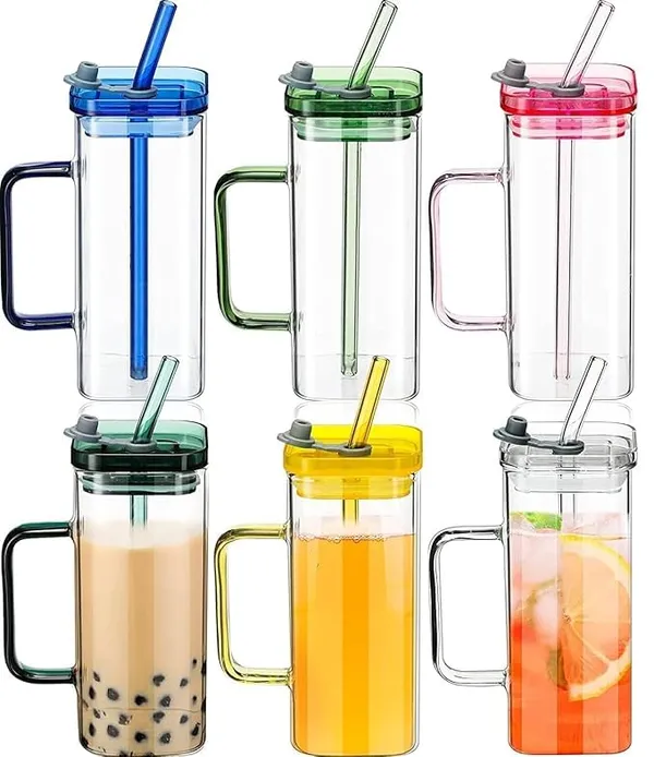 Transparent_Square_Handle_Can_Shaped_Glass_Tumbler_Drinking_Glasses_With_Glass_Straw_For_Water_Juice_Iced_Coffee_Cold_Beverages_-_400Ml_(Set_Of_4)