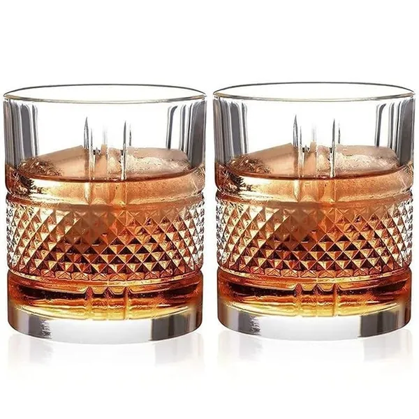 Transparent_Bar_Glass_For_Drinking_Bourbon_Whisky_Scotch_Cocktails_Cognac-_Old_Fashioned_Cocktail_Tumblers_Whiskey_Glasses_(Set_Of_2)