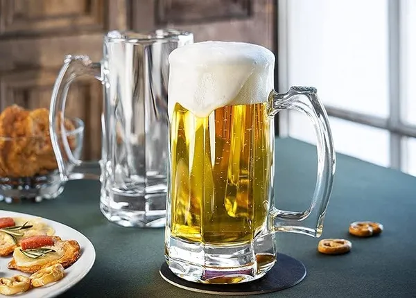 Transparent_Clear_400Ml_Classic_Glass_Beer_Mug_Set_Of_2_With_Sturdy_Handle_And_Heavy_Base_For_Full_Can_Size_Beverages