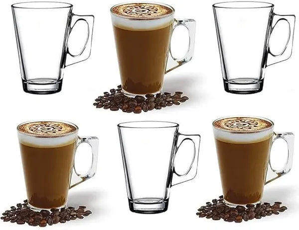 Transparent_Clear_130Ml_Glass_Tea_Long_Cup_Tea_And_Coffee_Cup_For_Multi-Purpose_Use_Tea_Coffee_Milk_Hot/Cold_Drink_Home_&_Office_Use_(Set_Of_4)