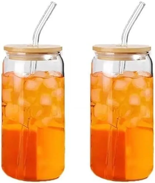 Brown_Glass_Coffee_Sipper_With_Lid_And_Glass_Straw_400Ml_Glass_Tumbler_For_Iced_Tea_Smoothie_Cocktail_Heat_Resistant_With_Anti-Slip_Leather_Sleeve_Pack_Of_3_(Sleeve)