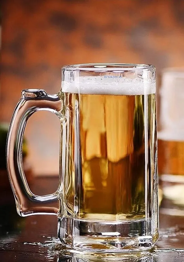 Transparent_Clear_Glass_Beer_Mugs_With_Handle_Fancy_Beer_Mug_Crystal_Beer_Mug_Classic_Design_Mug_With_Glass_Handle_For_Multipurpose_Drink_-_400Ml_(Set_Of_4)