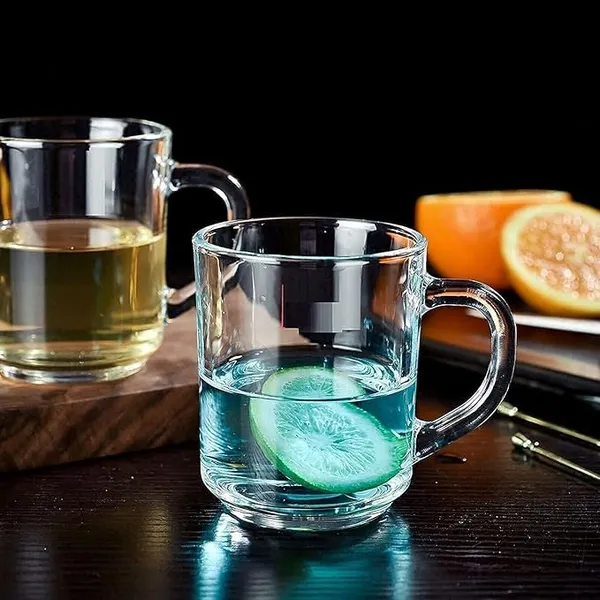 Transparent_Glass_Mug_With_Handle_220Ml_For_Coffee_Tea_Cappuccino_Latte_Or_Cold_Beverages_Ideal_For_Home_Party_Restaurant_Gifting_Special_Occasions_(Set_Of_4)