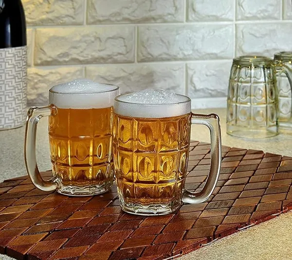 Transparent_Clear_Glass_Beer_Mugs_Crystal_Clear_Drinking_Glass_For_Bar_Wine_Whiskey_Beverages_Multipurpose_Drink_-_400Ml_(Set_Of_4)