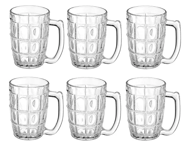 Transparent_Clear_Glass_Beer_Mugs_Crystal_Clear_Drinking_Glass_For_Bar_Wine_Whiskey_Beverages_Multipurpose_Drink_-_400Ml_(Set_Of_4)
