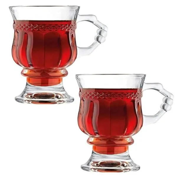 Transparent_Clear_Round_Crystal_Clear_Glass_Tea_Cup_-_145Ml_With_Convenient_Solid_Handle_Cups_Espresso_Mug_Set_For_Cappuccino_Milk_Tea_Coffee_Hot-Cold_Drinks_(Pack_Of_2)