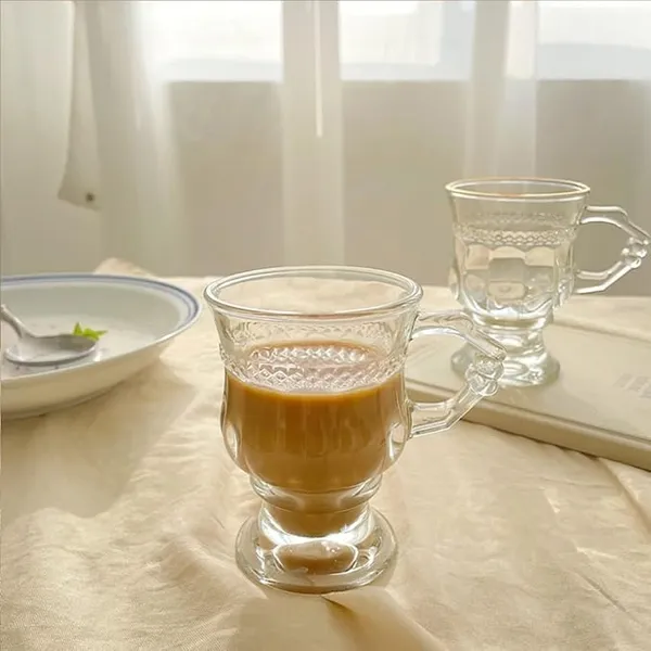 Transparent_Clear_Round_Crystal_Clear_Glass_Tea_Cup_-_145Ml_With_Convenient_Solid_Handle_Cups_Espresso_Mug_Set_For_Cappuccino_Milk_Tea_Coffee_Hot-Cold_Drinks_(Pack_Of_2)