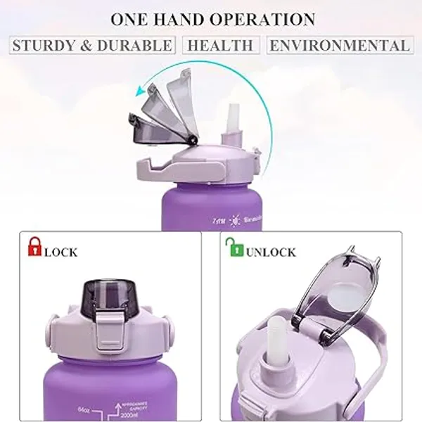 2000ml_Sports_Gallon_Motivational_Water_Bottles_with_Time_Marker_GYM_Fitness_Water_Bottle_with_Straw_&_Handle,_Water_Bottle_Leak_proof_BPA_Free...Plastic_(2_Litre_Purple)