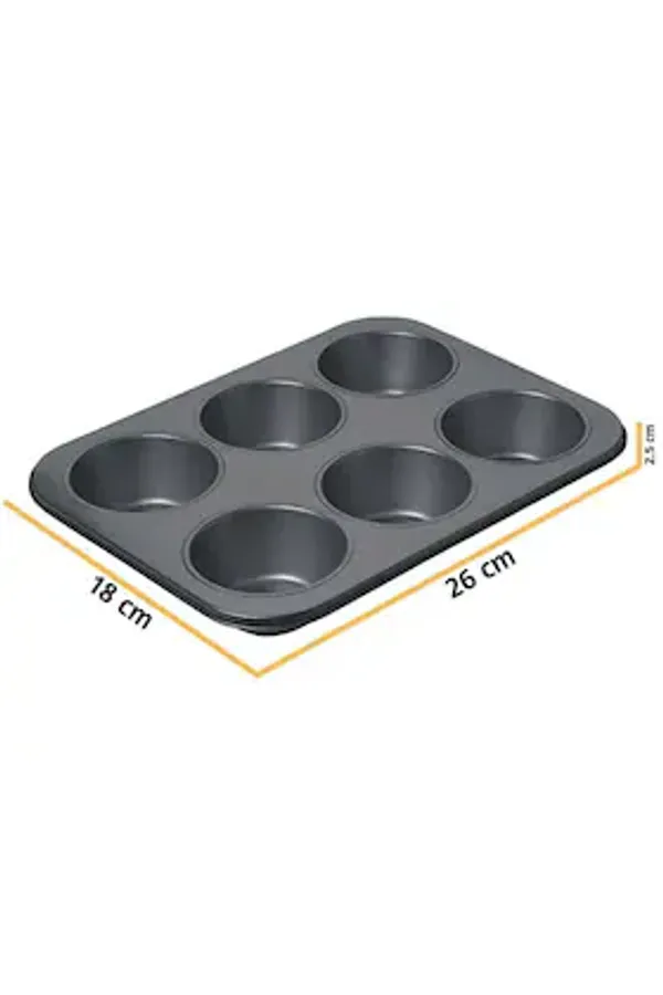 Black_6_Slot_Muffin_Baking_Pan_Carbon_Steel_Cupcake_Tins_Shell_Design_Nonstick_Cupcake_Shell_Design