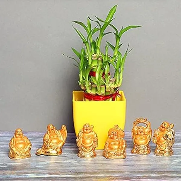 Golden_Laughing_Buddha_6_Different_Poses_Set_Figurine/_Statue/Decorative_Showpiece_For_Money_Wealth_&_Good_Luck_Gifting