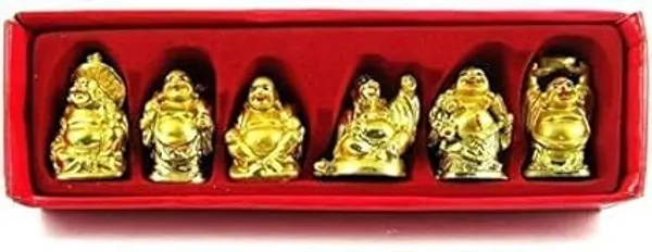 Golden_Laughing_Buddha_6_Different_Poses_Set_Figurine/_Statue/Decorative_Showpiece_For_Money_Wealth_&_Good_Luck_Gifting