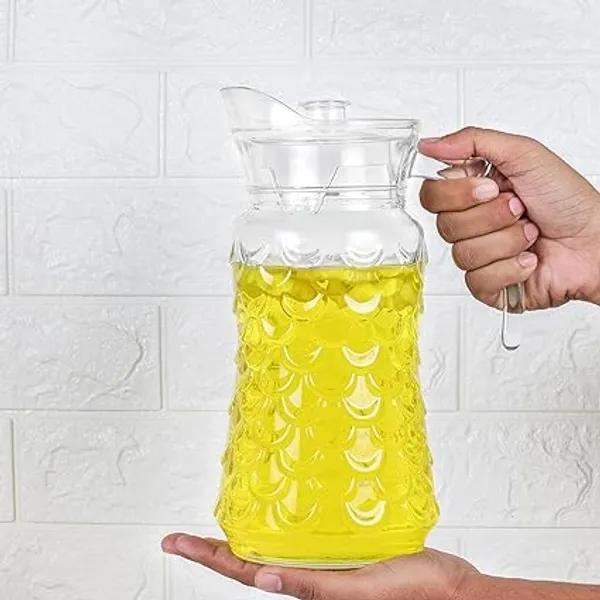Transparent_Pack_Of_1_Pcs_Glass_Water_Jug_With_Lid_1.7_Litre_(Crystal_Clear)_Sturdy_Glass_Jug_Pitcher_For_Hot_Water_Iced_Tea_Juices_Cocktail_Mocktail_Beverages_For_Dining_Table_(1700Ml)