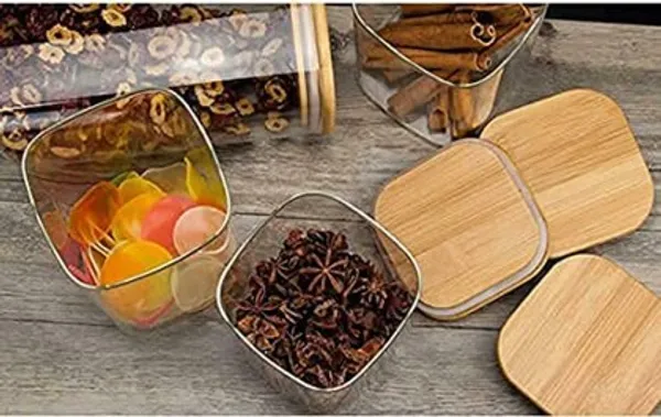 Transparent_700_Ml_Square_Wooden_Jar_With_Airtight_Bamboo_Wooden_Lid_Storage_Container_Wooden_Jar_For_Cookies_Coffee_Pasta_Sugar_Pack_Of_4