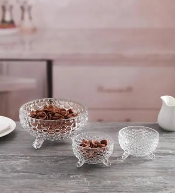 Transparent_Clear_Glass_Serving_Bowl_Set_Of_7_Premium_Glassware_Tableware_For_Desserts_Ice_Fruit_Candy_Pasta_Salad_And_More_Includes_1_Large_Bowl_And_6_Small_Bowls