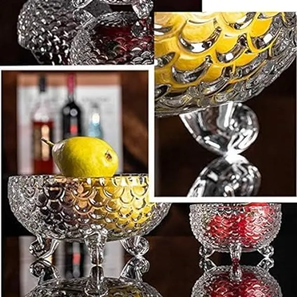 Transparent_Clear_Glass_Serving_Bowl_Set_Of_7_Premium_Glassware_Tableware_For_Desserts_Ice_Fruit_Candy_Pasta_Salad_And_More_Includes_1_Large_Bowl_And_6_Small_Bowls