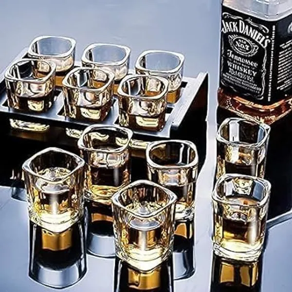 Clear_Heavy_Base_Shot_Glasses_For_Whiskey,_Tequila,_Vodka_Crystal_For_Party_Bar,_Vodka_&_Tequila_(Square_Shape,_24_Pc)
